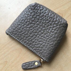 Pebbled Leather Coin Purse